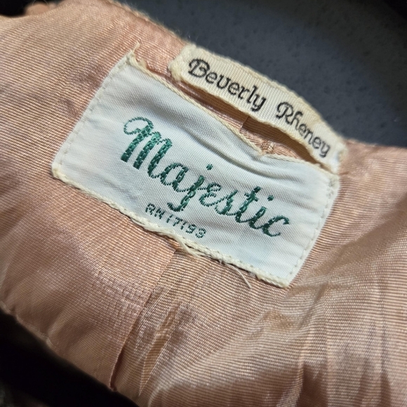 Vintage 1960s Plaid Cropped Wool Vest by Majestic Beverly Rheney - Picture 6 of 6